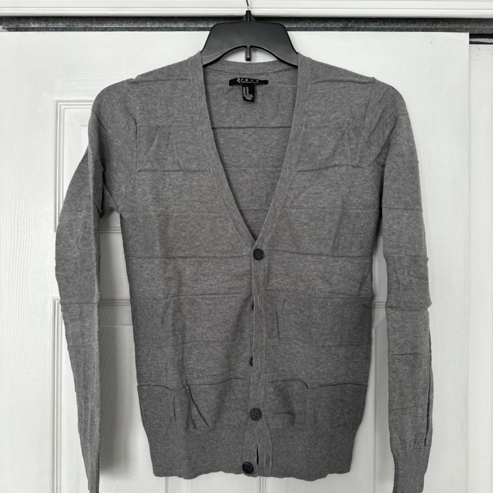 Men’s 21Men Cardigan Sweater - Color Grey - Size XS